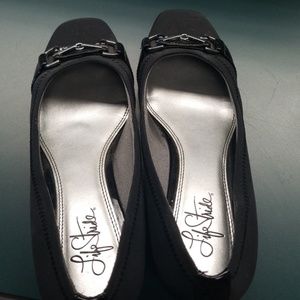 Lifestride wedge shoes, black